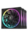 DeepCool FL12-3 in 1 Carcasa del ordenador Ventilador 12 cm Negro 3 pieza(s)