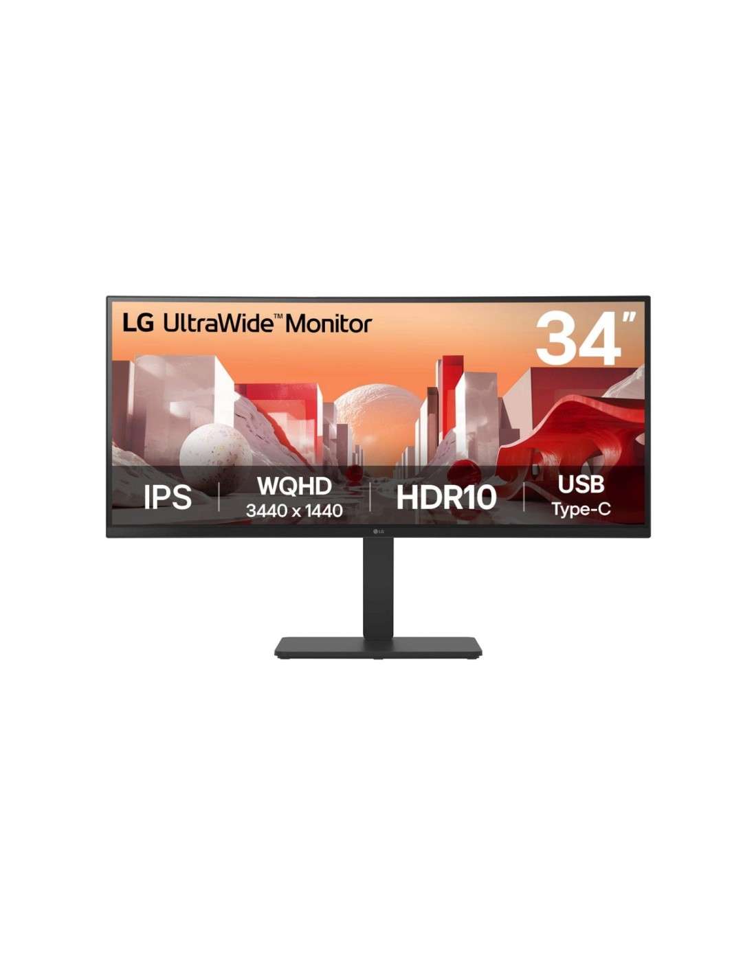 LG 34BA75QE-B pantalla para PC 86,4 cm (34") 3440 x 1440 Pixeles Wide Quad HD LCD Negro