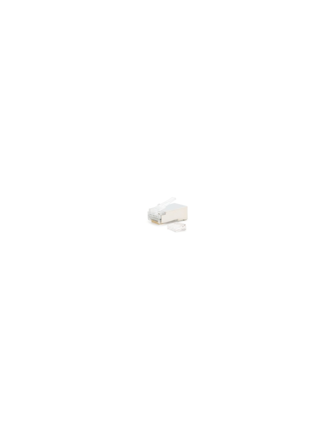 CONECTOR NANOCABLE RJ45 8 HILOS FTP CAT6 BLANCO 10.21.0203