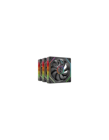 Mars Gaming MF-LINKFINITYKIT2 Carcasa del ordenador Refrigerador de aire 12 cm Negro 3 pieza(s)