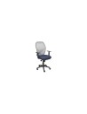 SILLA JORQUERA MALLA GRIS ASIENTO BALI AZUL MARINO 15SGRBALI200