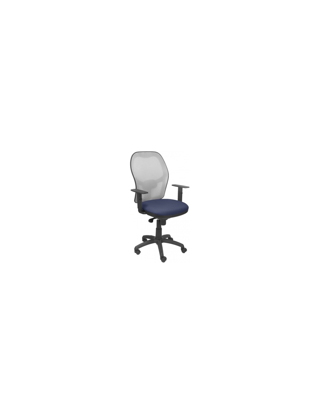 SILLA JORQUERA MALLA GRIS ASIENTO BALI AZUL MARINO 15SGRBALI200