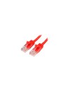 StarTech.com Cable de Red de 0,5m Rojo Cat5e Ethernet RJ45 sin Enganches