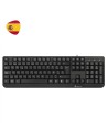 Teclado con cable ngs usb 12 teclas multimedia resistente a derrames plug and play negro FUNKYV3