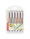 STABILO swing cool NatureCOLORS marcador 6 pieza(s) Punta de cincel Multicolor