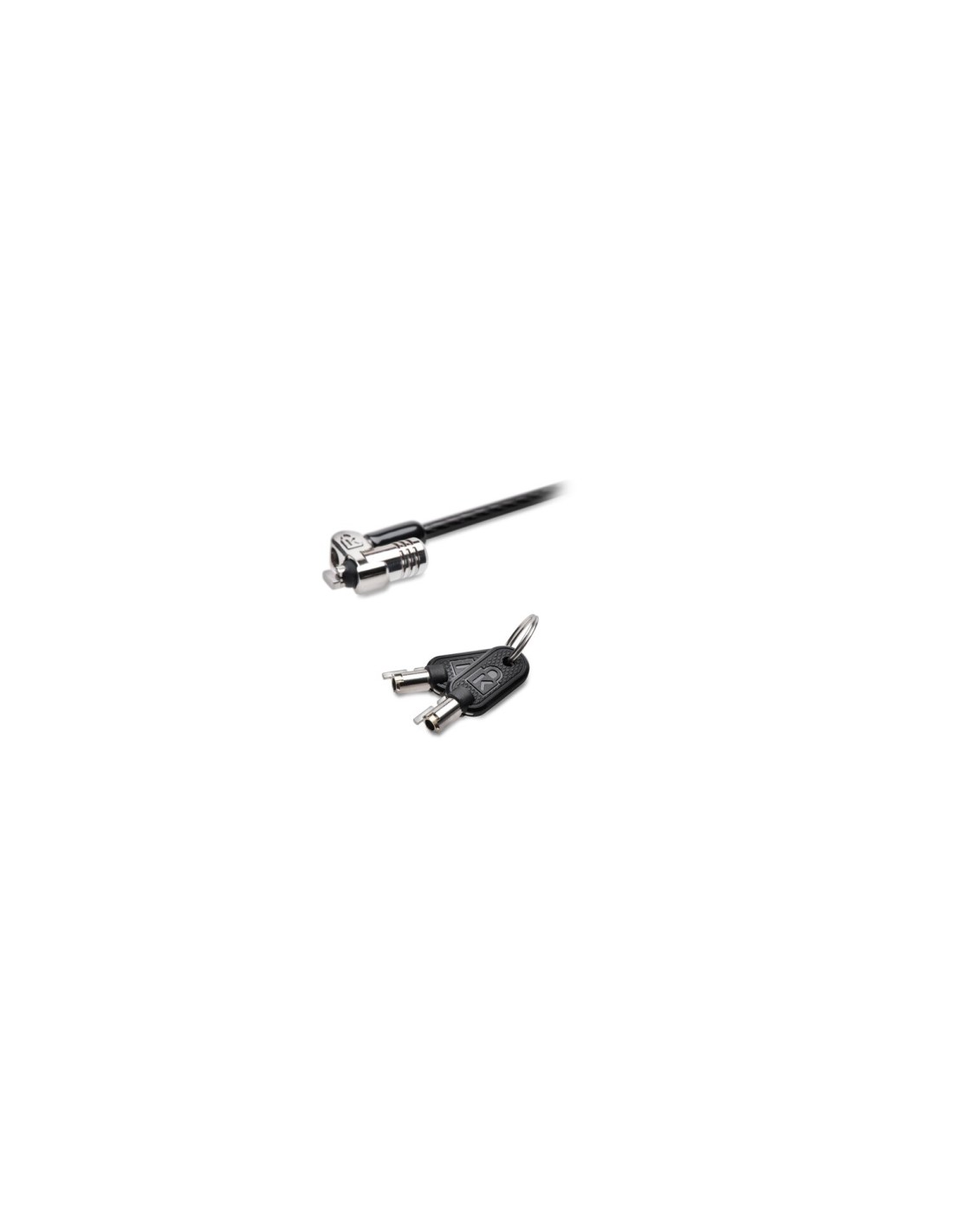 Cable de seguridad kensington candado con llave microsaver 2.0 para portatiles negro plata K65020EU