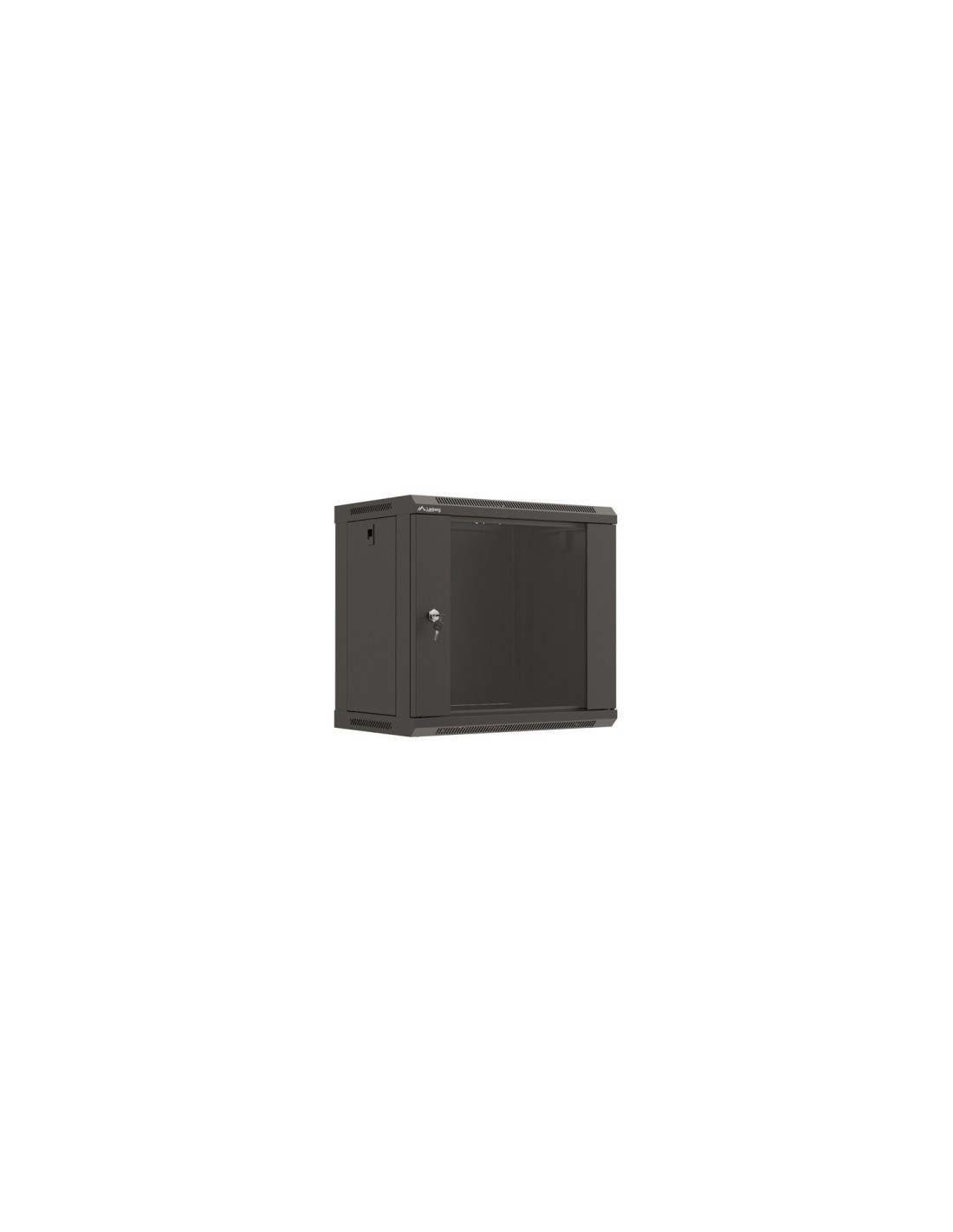 Lanberg WF03-5309-10B armario rack 9U Bastidor de pared Negro