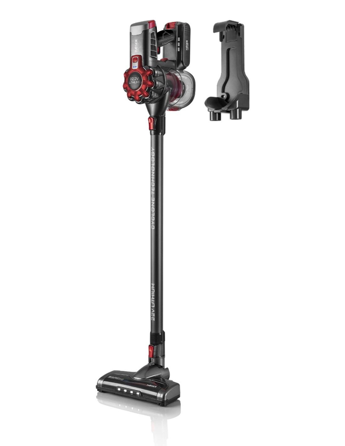 Haeger Jupiter II aspiradora de mano Negro Sin bolsa