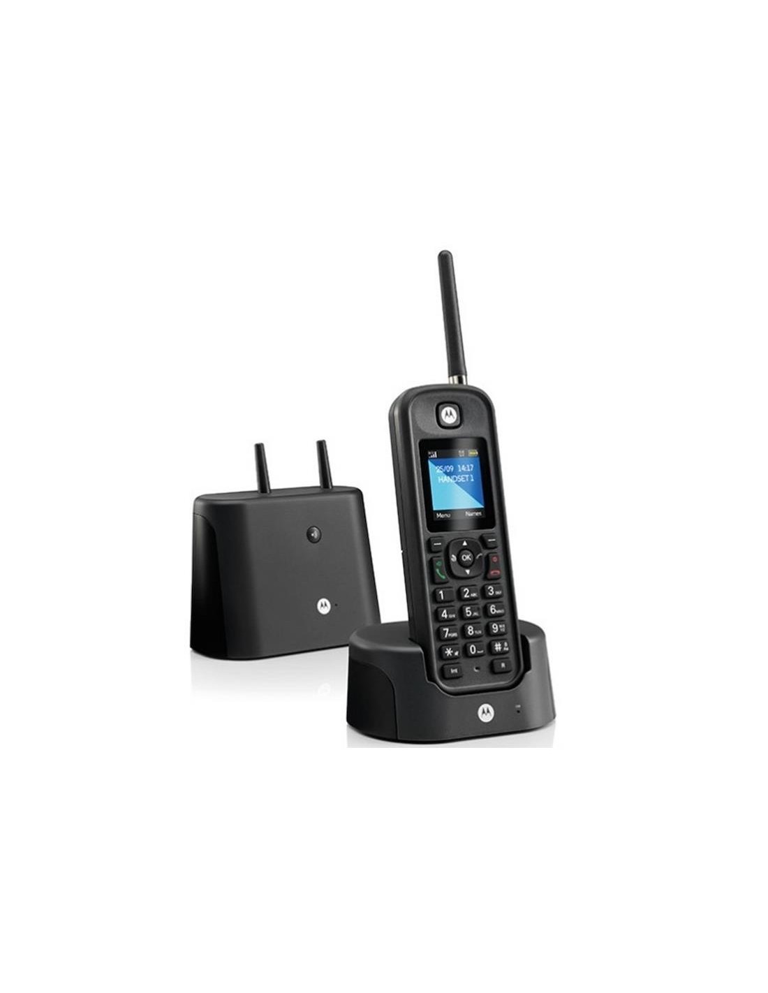 Motorola O201 Dect Largo Alcance (1 KilÃ³metro) Negro