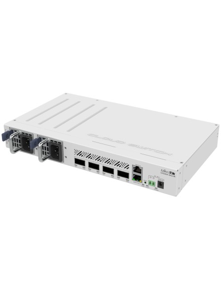 Mikrotik CRS504-4XQ-IN switch Gestionado Fast Ethernet (10/100) Energía sobre Ethernet (PoE) Blanco