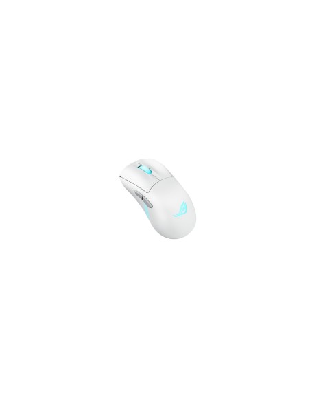 ASUS ROG Keris II Origin WHT ratón Juego mano derecha RF Wireless + Bluetooth + USB Type-A Óptico 42000 DPI