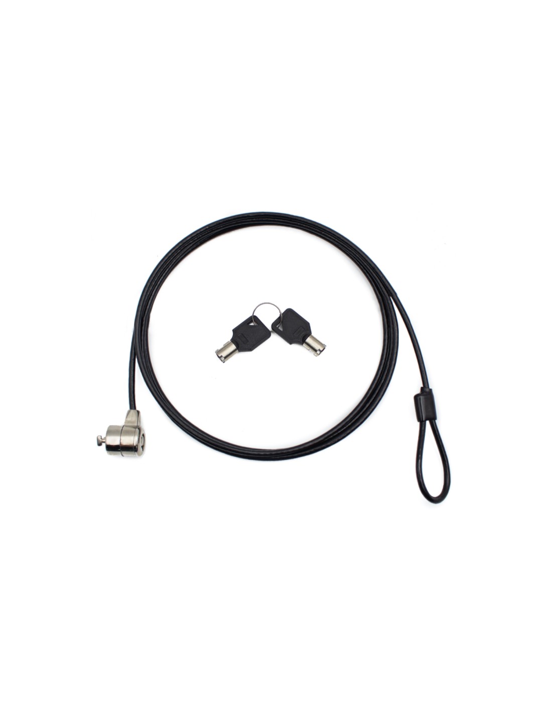 Nilox Cable seguridad con doble llave 1.8m