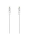 AISENS Cable de Red Latiguillo RJ45 LSZH Cat.6A 500 Mhz UTP AWG24, Blanco, 0.5M