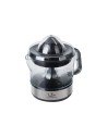 JATA EX421 exprimidor Exprimidor eléctrico con brazo 40 W Negro, Acero inoxidable, Transparente