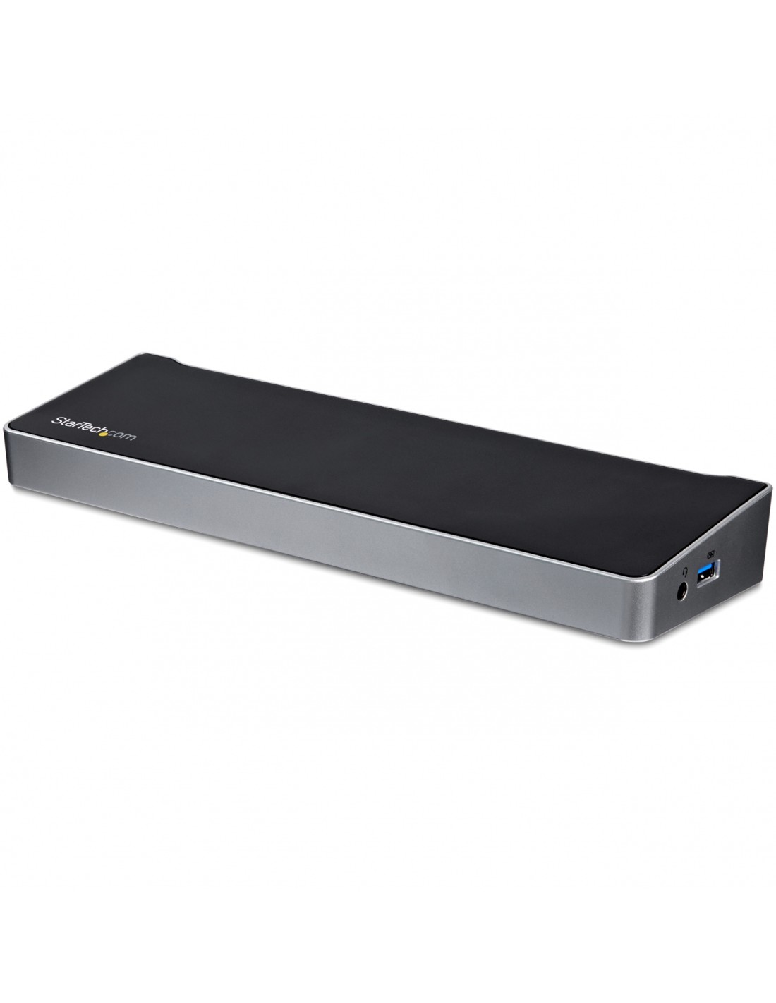 StarTech.com Docking station USB-C para Tres Monitores 4K con 5x Puertos USB 3.0 negro plata