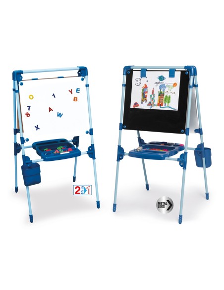 NINCO 52112 tablero o accesorio magnético Metal Negro, Azul, Blanco