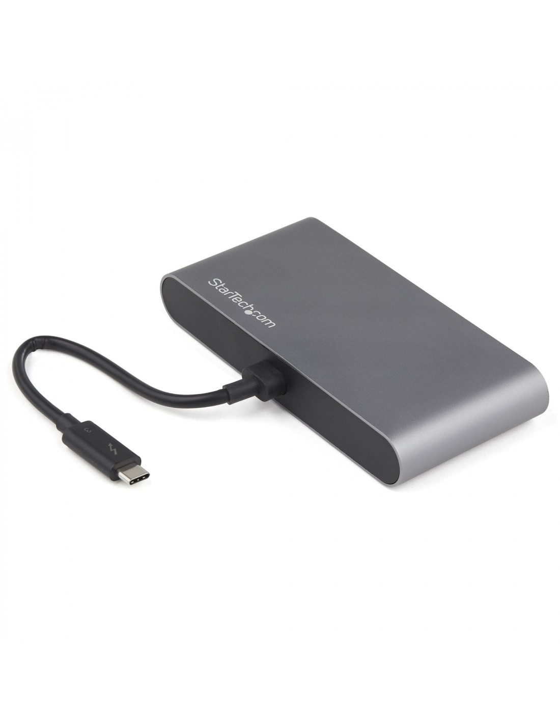 StarTech.com Mini Docking Station Thunderbolt 3 Mini Replicador de Puertos TB3 para Dos Monitores DisplayPort de 4K a 60Hz gris