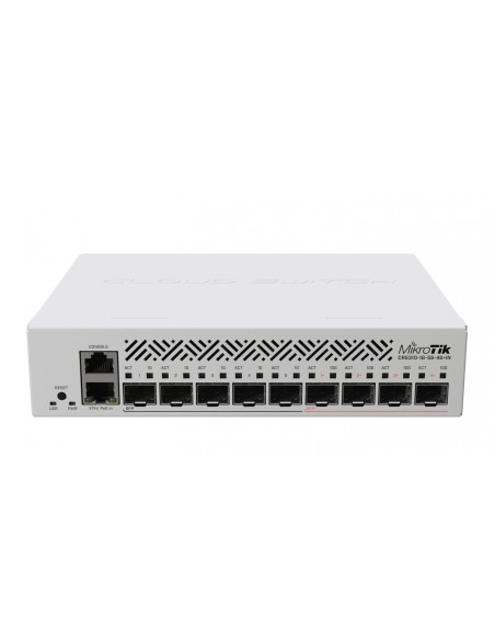 Mikrotik CRS310-1G-5S-4S+IN switch L3 Gigabit Ethernet (10/100/1000) EnergÍ­a sobre Ethernet (PoE) 1U