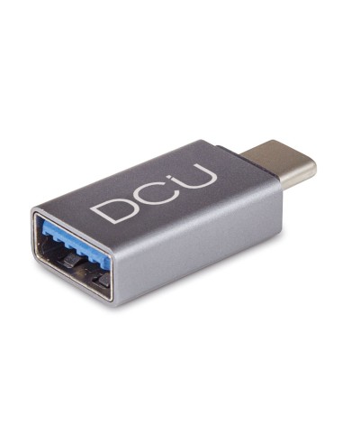 DCU Advance Tecnologic 30402030 cambiador de género para cable USB A USB C Gris