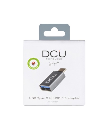 DCU Advance Tecnologic 30402030 cambiador de género para cable USB A USB C Gris