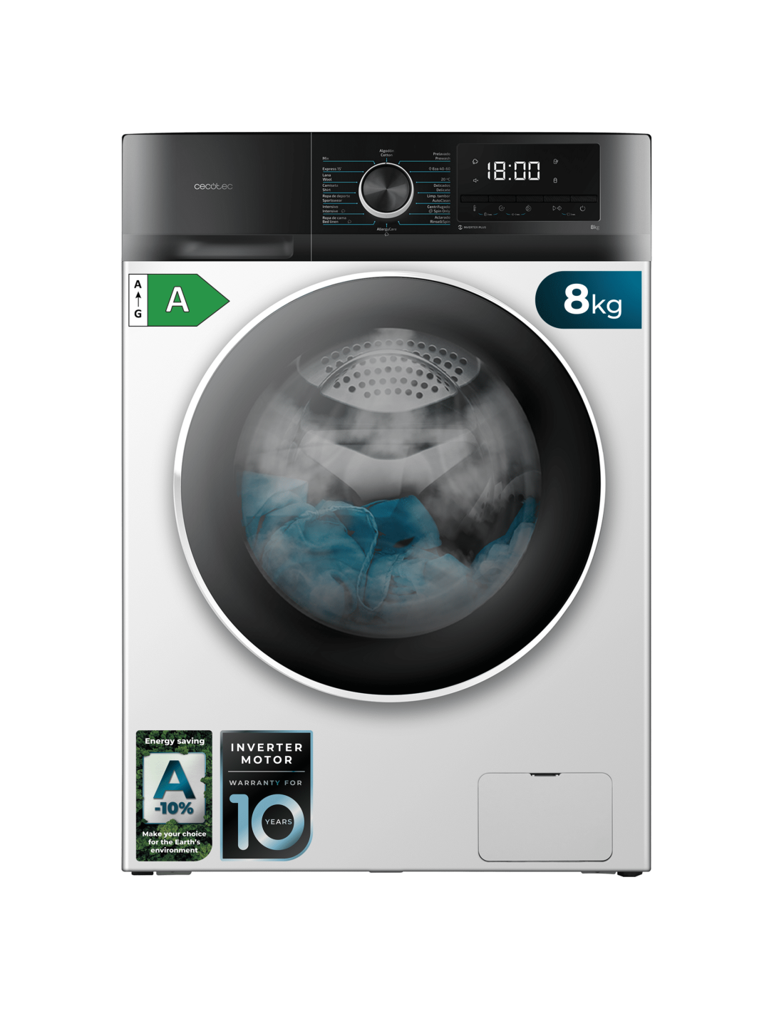 Lavadora Bolero DressCode 8500 Inverter A