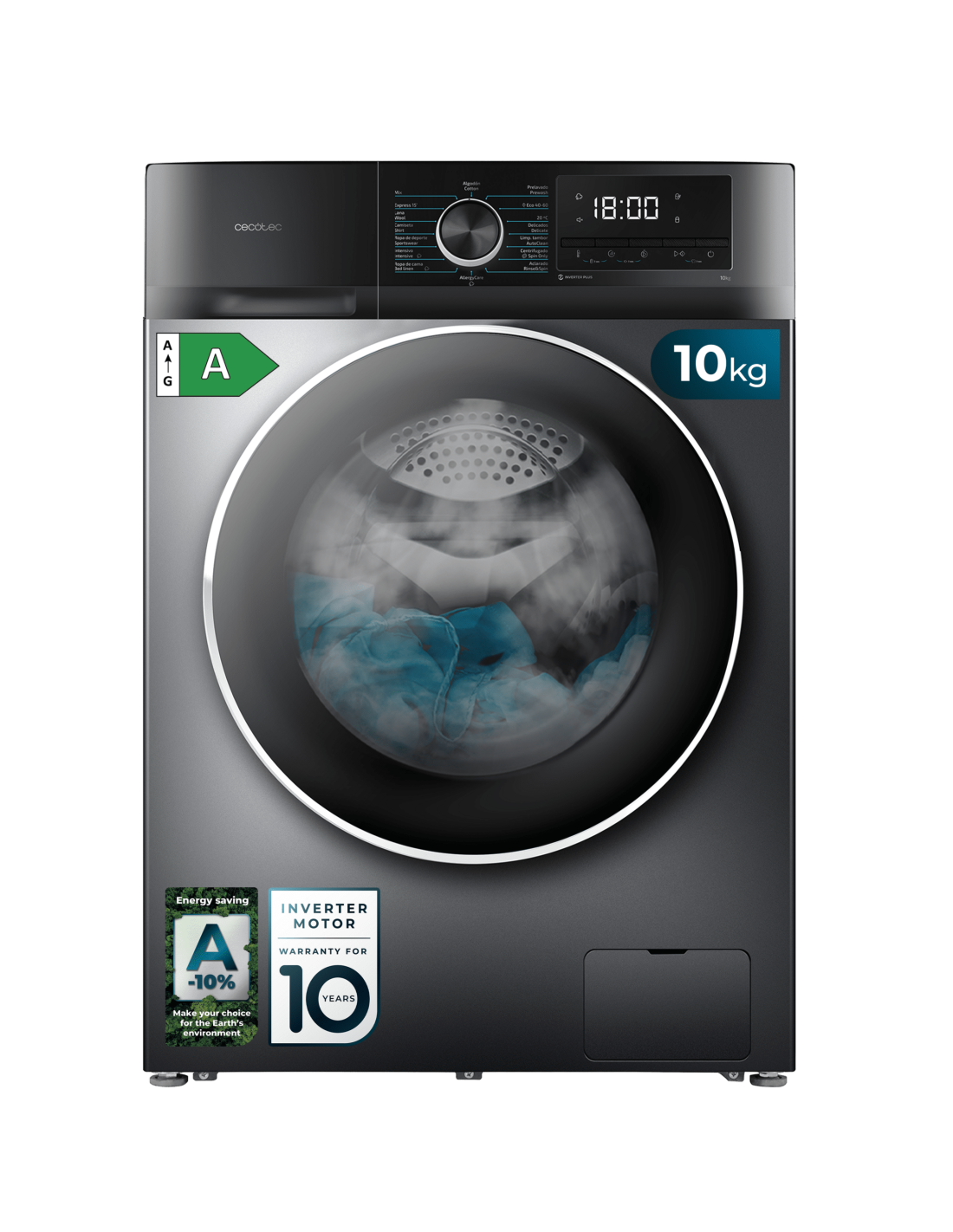 Lavadora Bolero DressCode 10500 Inverter Steel A