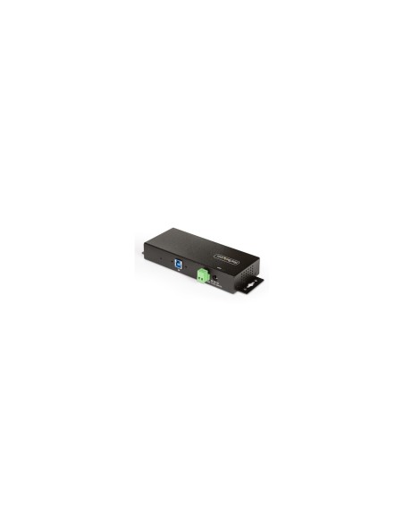 StarTech.com Hub USB Industrial de 7 Puertos Gestionado - Servicio Pesado - Caja de Metal - Protección ESD y Sobretensión - Mont