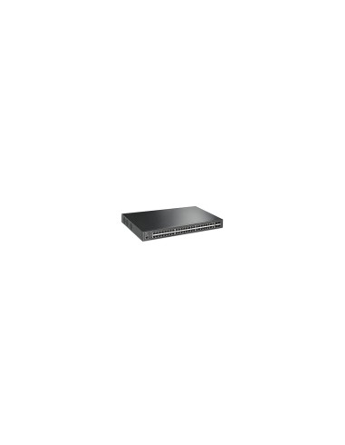 TP-Link TL-SG3452XP switch Gestionado L2+ Gigabit Ethernet (10/100/1000) EnergÍ­a sobre Ethernet (PoE) 1U Negro