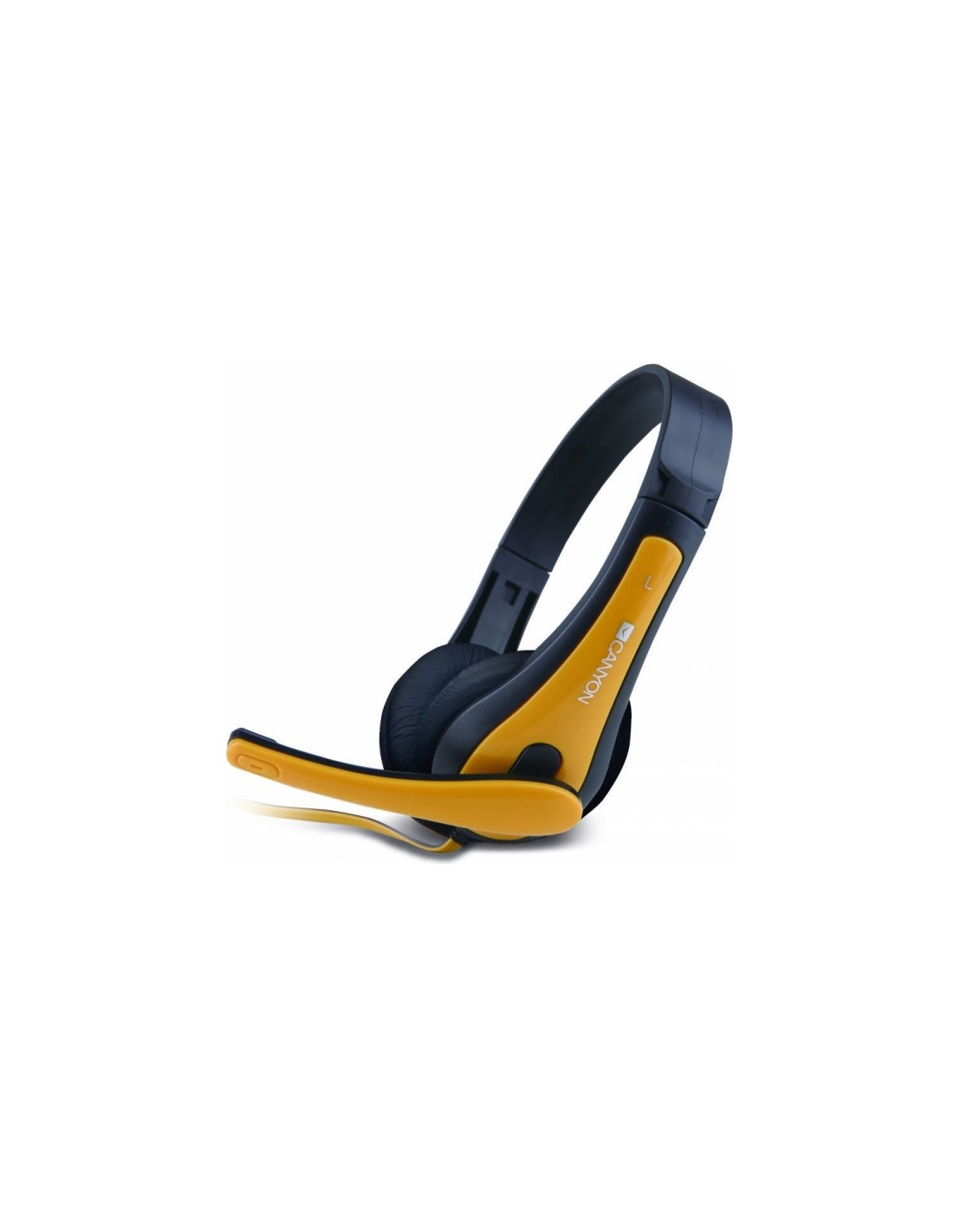 Canyon CNS-CHSC1BY auricular y casco Auriculares Alámbrico Diadema Juego Negro, Amarillo