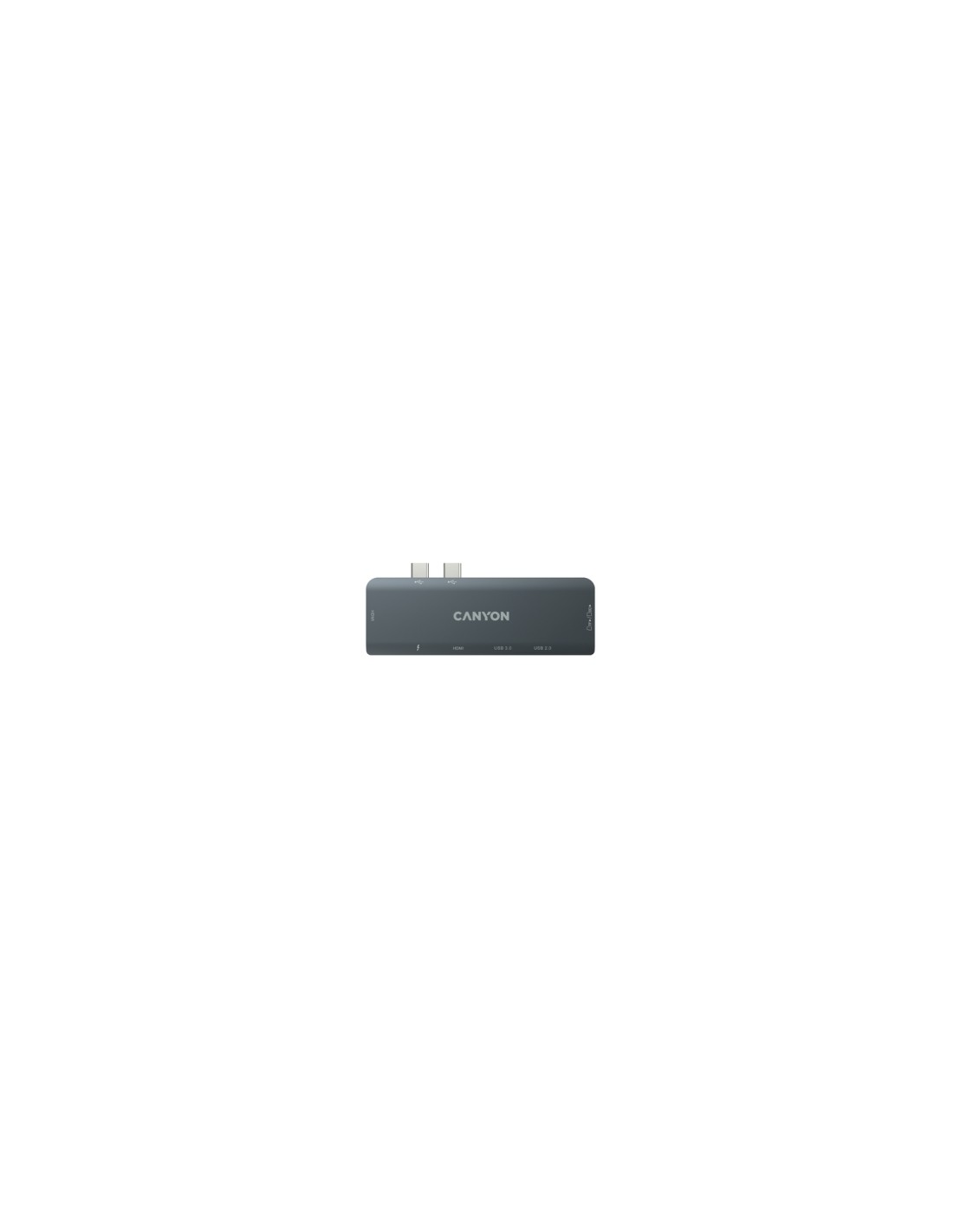 Canyon DS-5 USB 2.0 Type-C Gris