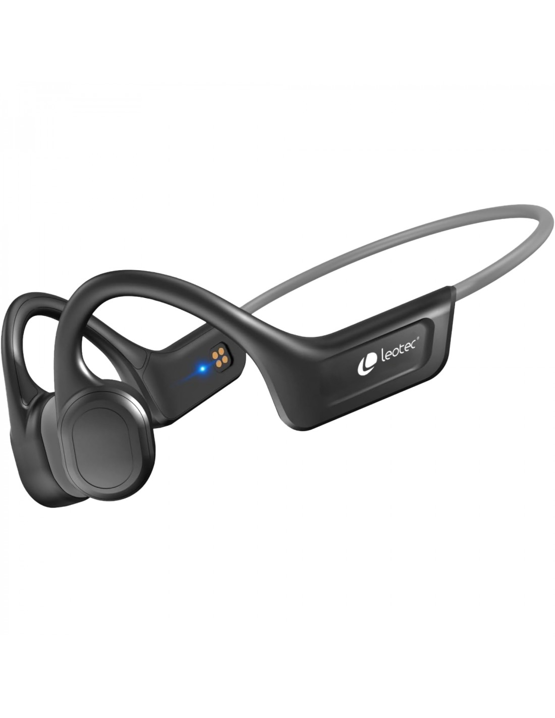 Leotec Auriculares Conducción Í?sea Run PRO IPX7 Grises