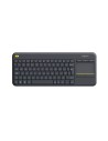 Logitech K400 Plus Tv teclado Hogar RF inalámbrico QWERTY Inglés del Reino Unido Negro