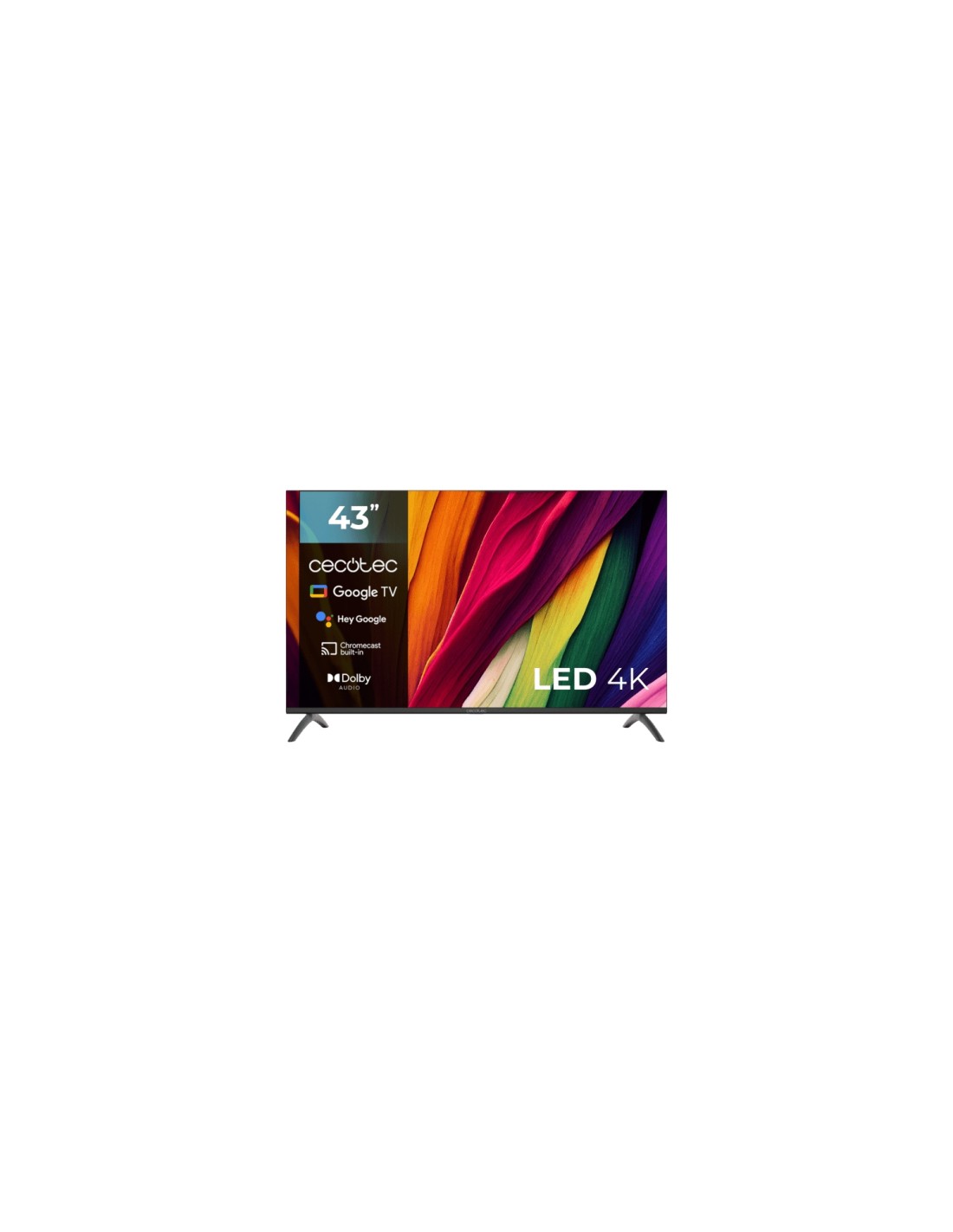 Cecotec ALU40043 109,2 cm (43") 4K Ultra HD Smart TV Negro