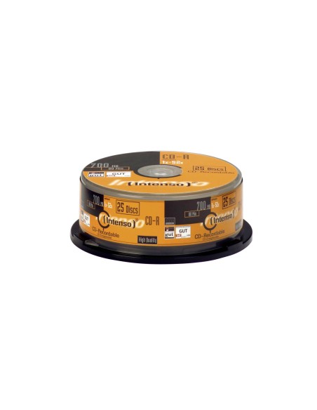 CD-R INTENSO 700 MB 80 MIN 52x CAKEE BOX 25 1001124