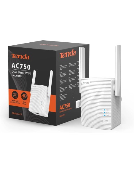 EXTENSOR DE RANGO WI-FI 750MBPS TENDA