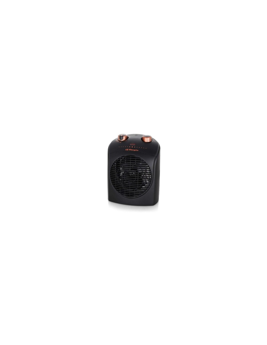 CALEFACTOR ORBEGOZO FH 5036 2200W 2 VELOCIDADES POSICION AIRE FRIO PROTECCION SOBRECALENTAMIENTO NEGRO 17354