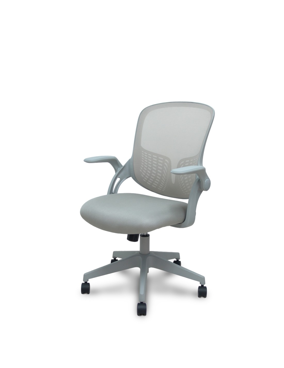 Piqueras y Crespo Silla Opti544 gris respaldo malla gris asiento 3D gris