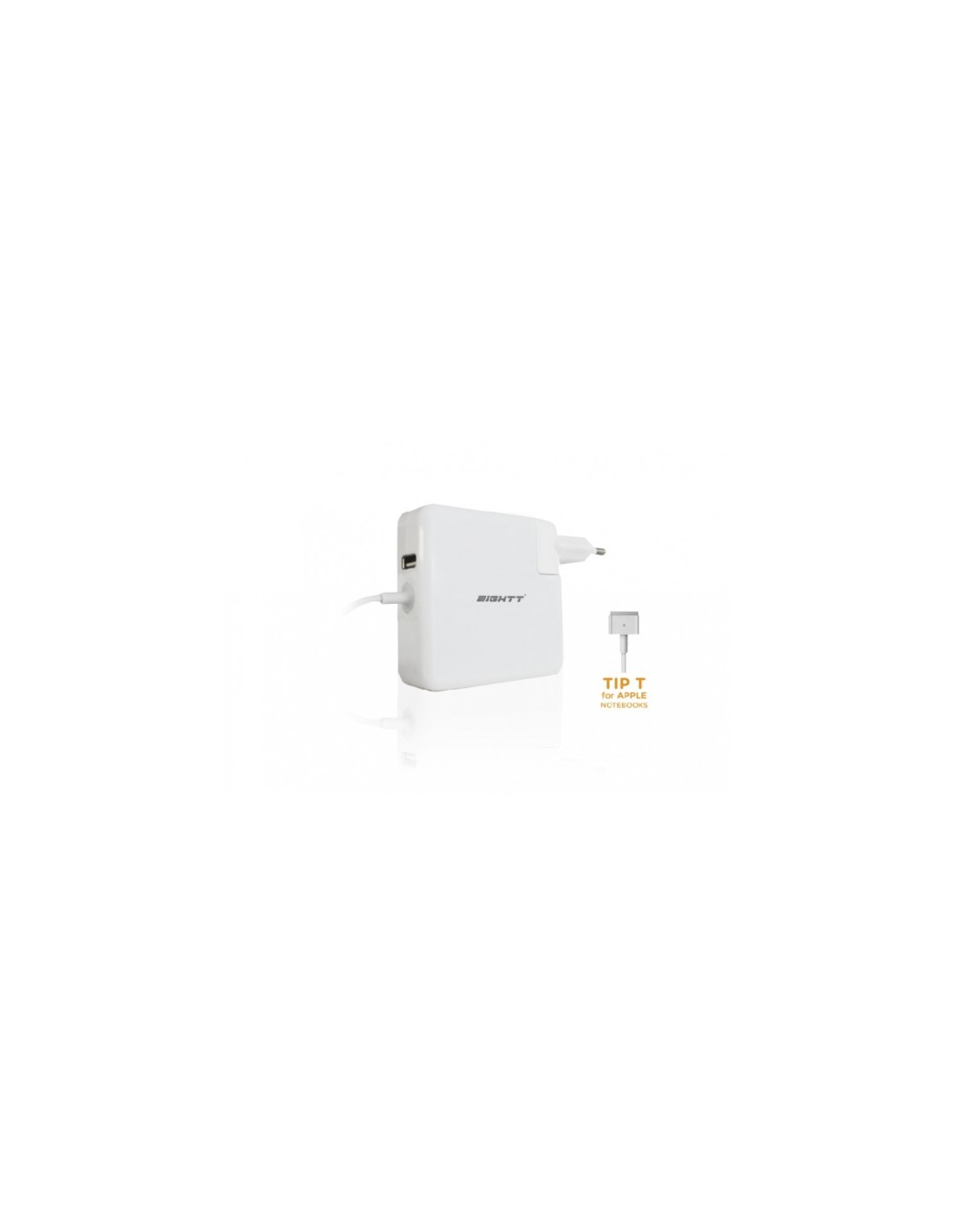 Eightt Cargador Universal para APPLE 45/60/85W MAGSAFE 2 + 1 PUERTO USB