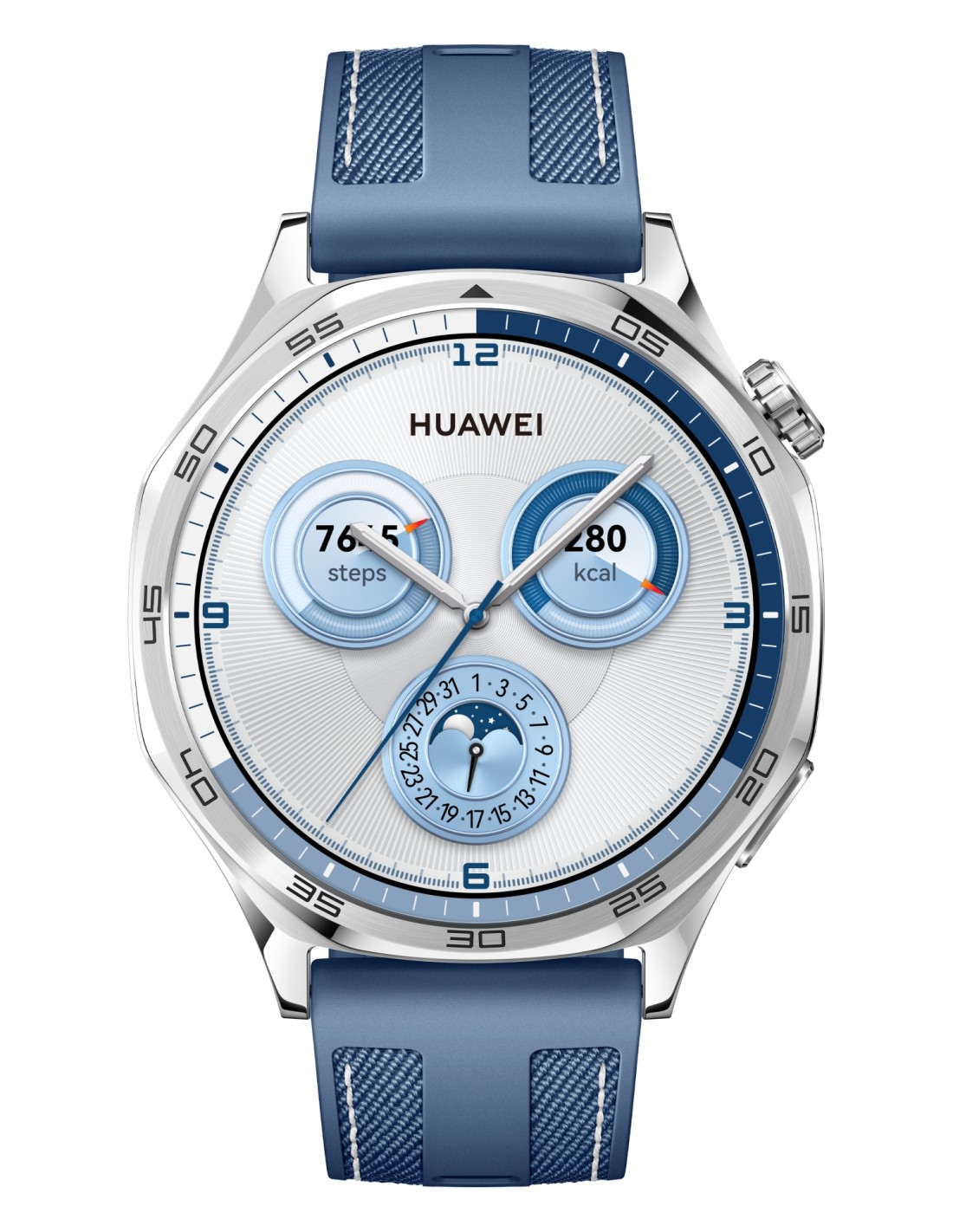 Huawei WATCH GT5 46mm 3,63 cm (1.43") AMOLED Digital 466 x 466 Pixeles Acero inoxidable GPS (satélite)