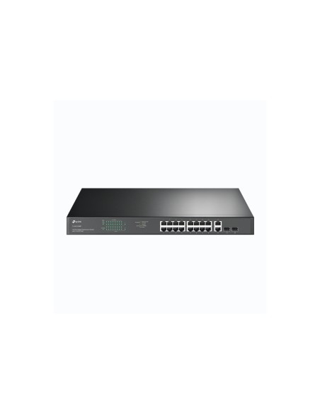 TP-LINK TL-SG1218MP switch Gigabit Ethernet (10/100/1000) Energͭa sobre Ethernet (PoE) Negro