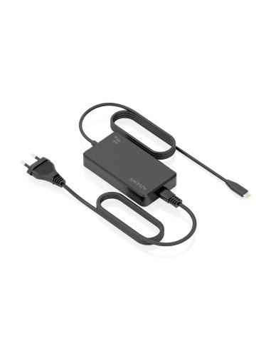 AISENS Cargador De Sobremesa GaN 45W PD3.0 1xUSB-C 1.8m, Negro