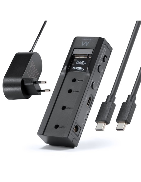 Ewent EW7065 caja para disco duro externo Carcasa de disco duro/SSD Negro 2.5/3.5"