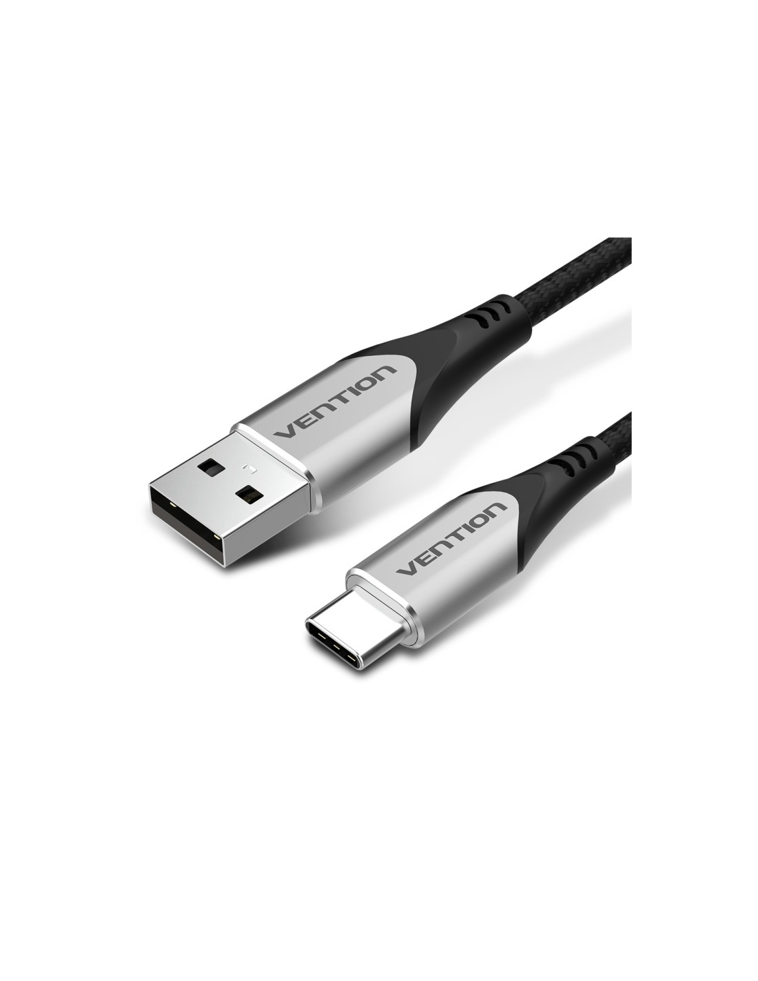 Vention Cable USB 2.0 Tipo-C CODHH/ USB Macho - USB Tipo-C Macho/ 2m/ Gris