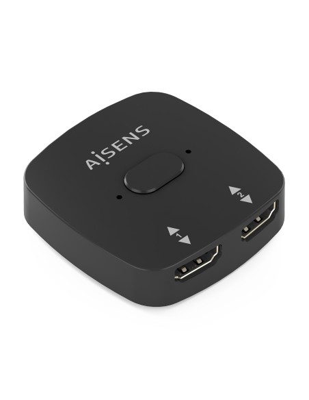 AISENS HDMI Conmutador Switch 4K@60Hz 2x1, Negro
