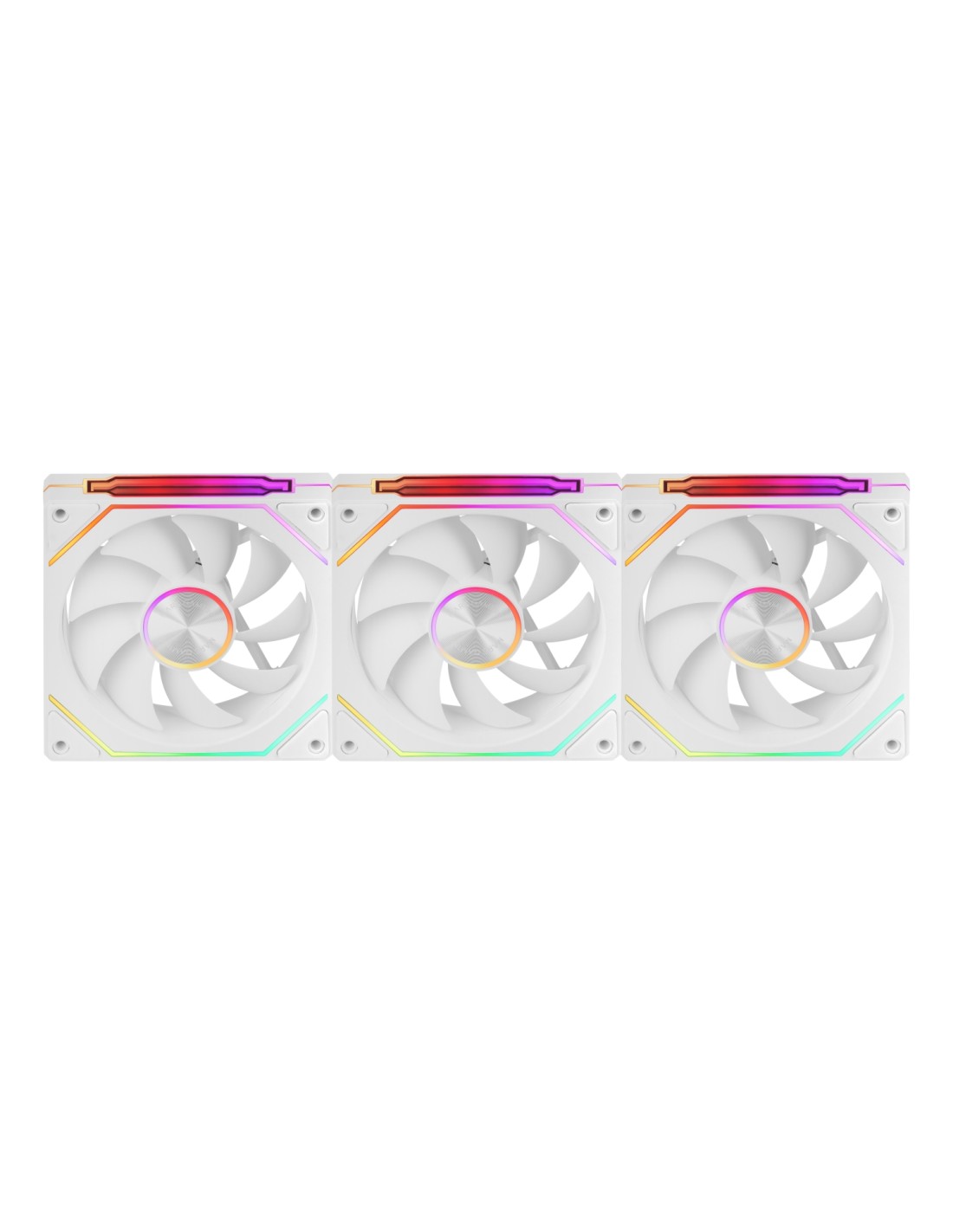 Mars Gaming MF-LINKFINITYKIT2W Carcasa del ordenador Ventilador 12 cm Blanco 3 pieza(s)