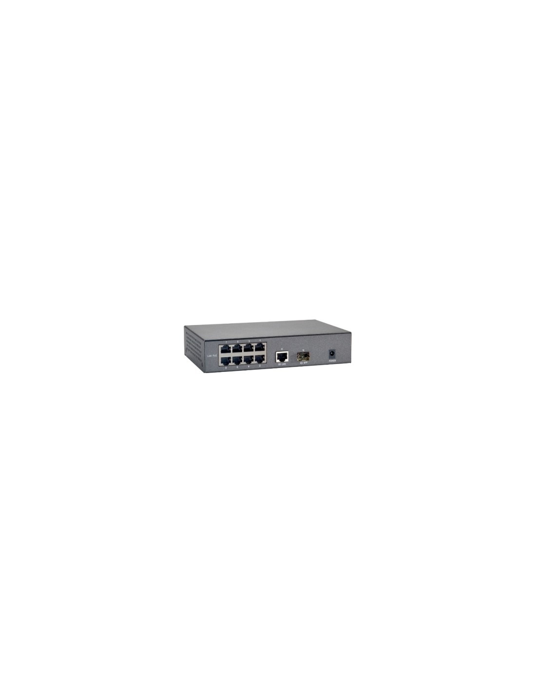 SWITCH LEVEL ONE 10/100 1P 10 /100/1000 POE 8 PUERTOS 115W + 1P SFP GIGABIT FGP-1000