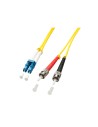 Lindy 2m LC/ST cable de fibra optica Multicolor, Amarillo