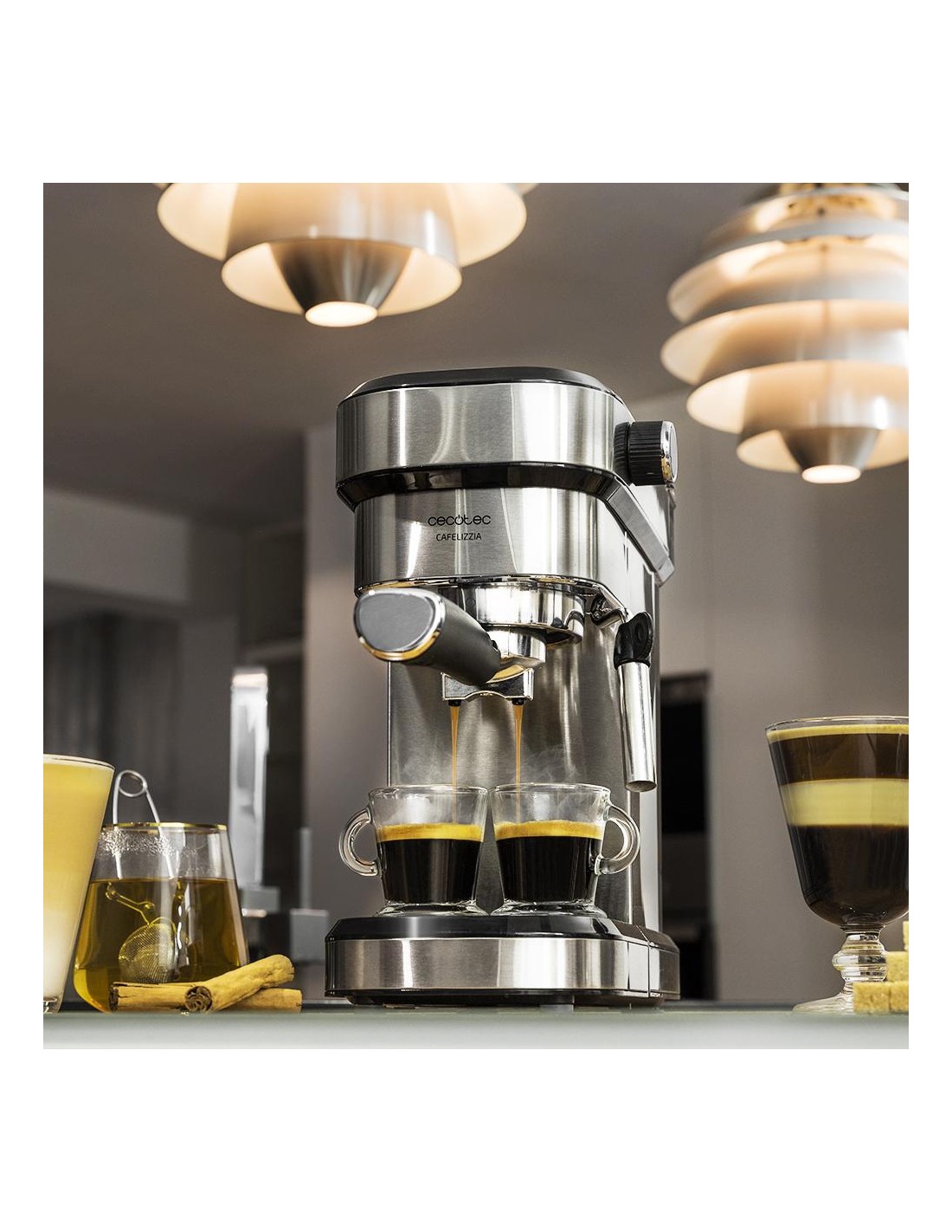 Cafetera espresso cafelizzia 790 steel