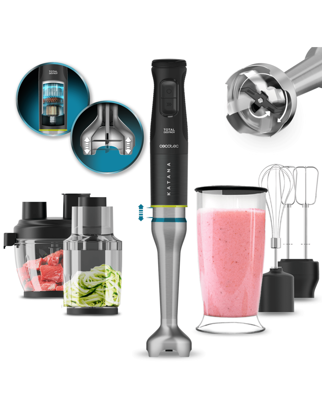 Batidora de mano Katana 15 TotalDestroy Full B