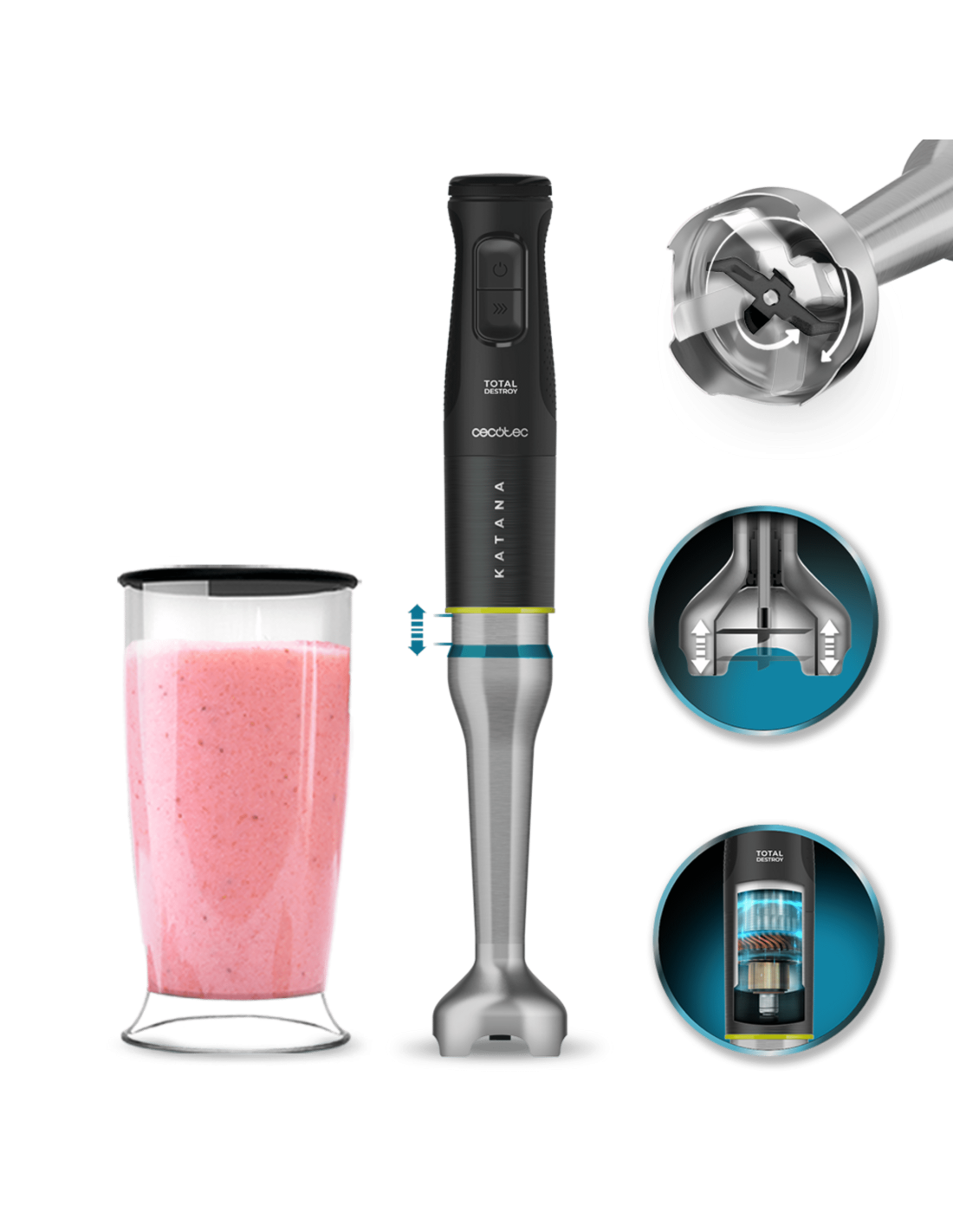 Batidora de mano Katana 15 TotalDestroy Jar B